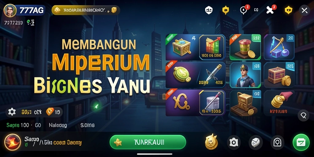 Screenshot utama 777AG menampilkan dinamika gameplay Tycoon yang seru.