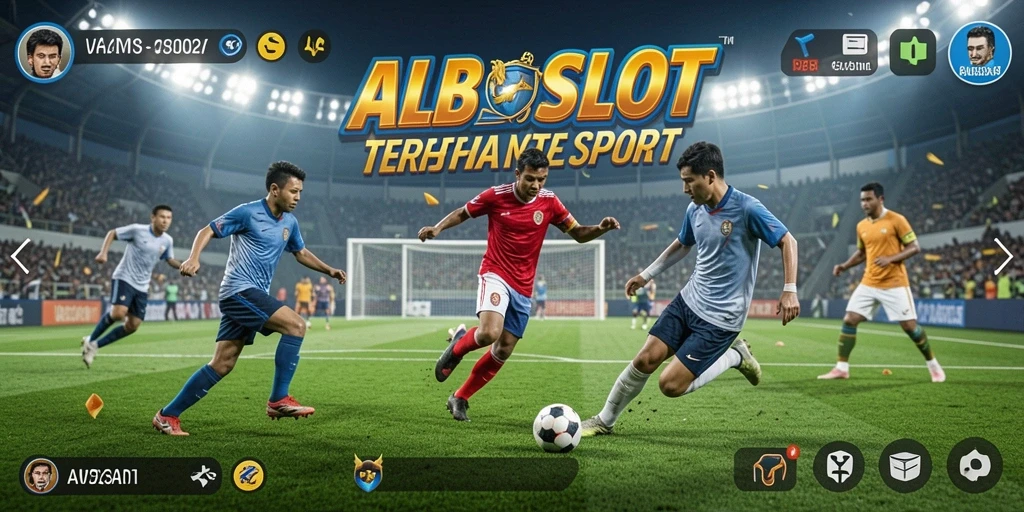 Screenshot gameplay menunjukkan aksi seru dalam olahraga.