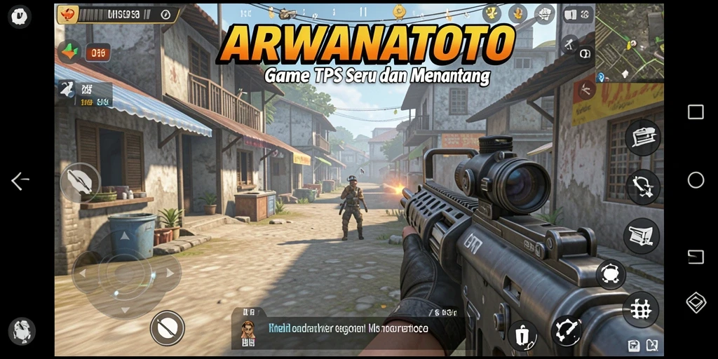 Tampilan gameplay ARWANATOTO yang mendebarkan dan penuh aksi.