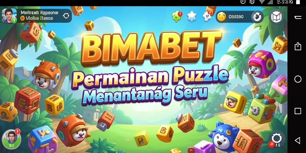 Tangkapan layar gameplay BIMABET menampilkan tantangan teka-teki menarik.