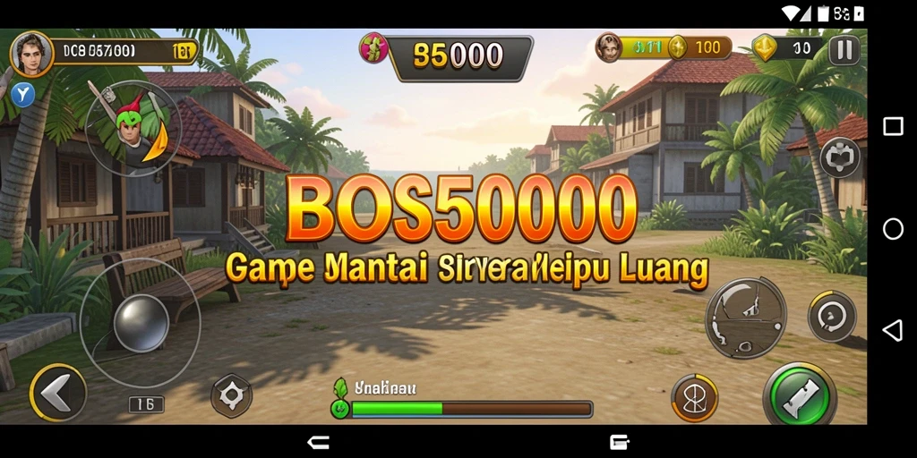 Tampilan seru dari gameplay BOS5000 yang mengasyikkan.