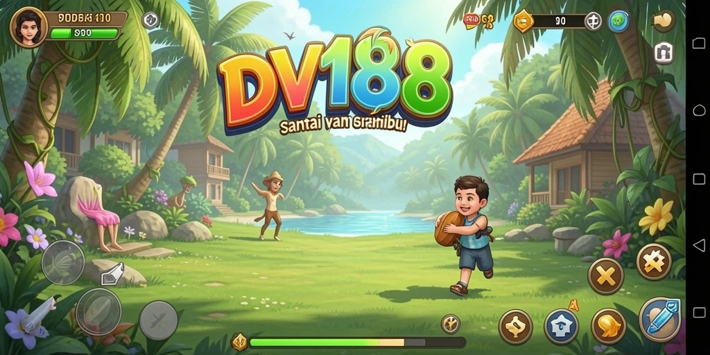 Tampilan menarik gameplay DV188 yang mengasyikkan.