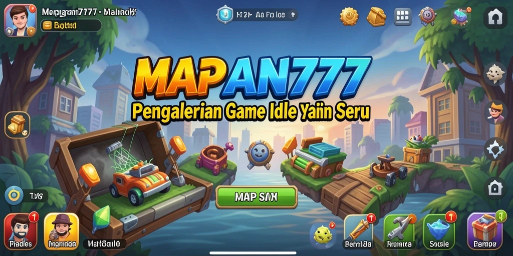 Tampilan gameplay MAPAN777 menunjukkan elemen Idle yang menarik dan manajemen yang sederhana.