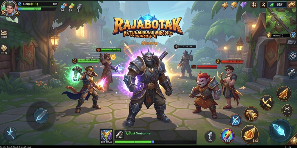 Screenshot gameplay RAJABOTAK yang menampilkan aksi seru dalam petualangan MMORPG.