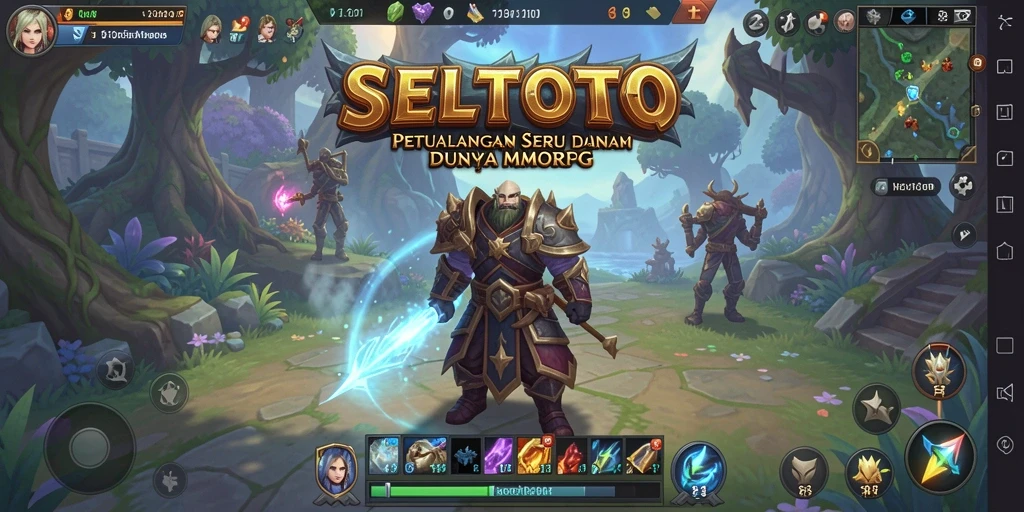 Tampilan gameplay menakjubkan dari SELTOTO di dunia MMORPG.