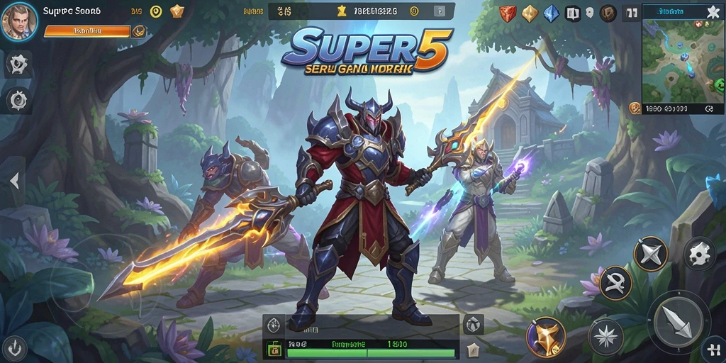 Gameplay SUPER5 yang menarik di dunia MMORPG.