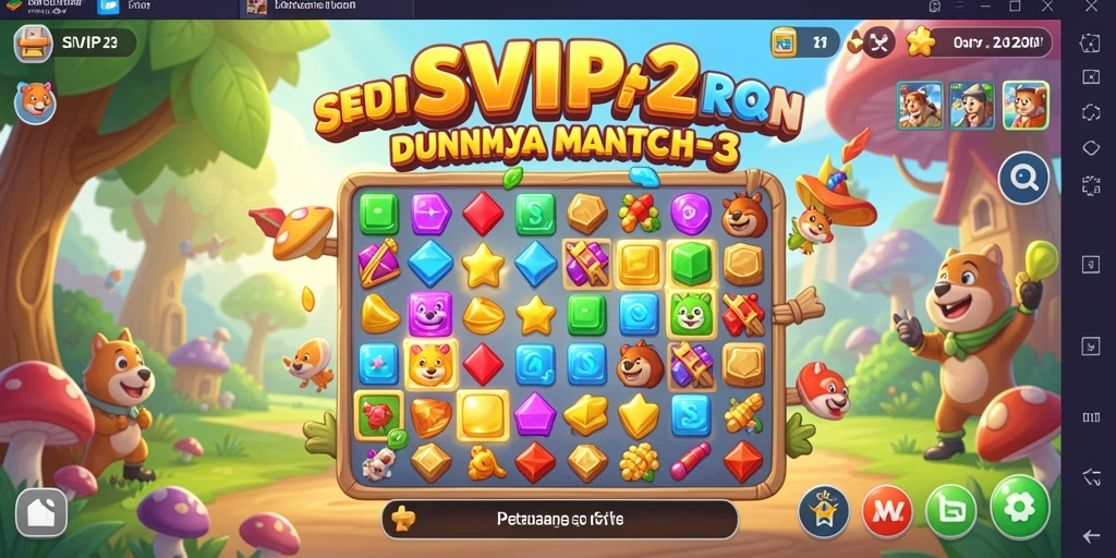 Tampilan menarik dari gameplay SVIP2 yang seru dan penuh warna.